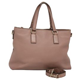 GUCCI Handtasche Leder 2way Rosa Gold 365346 Auth bs24266