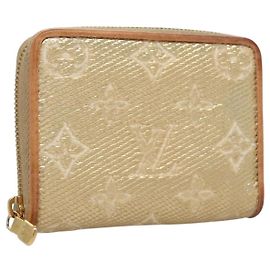 Zippy-Münzbörse aus laminiertem Jacquard Monogram LOUIS VUITTON M82483 Auth KD245