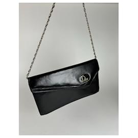 Borsa in pelle vintage Dior nera