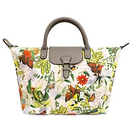 Borsa tote in pelle PU saffiano floreale Christian Lacroix stampata multicolore