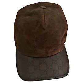 Authentic Gucci Tom Ford Rare Suede & Guccissima Leather Cap