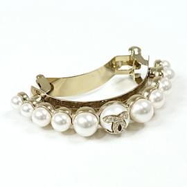 Fermaglio Chanel Oro e Bianco
