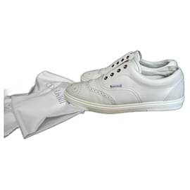 Jimmy Choo Scarpe da Uomo in Pelle Bianche Taglia 43