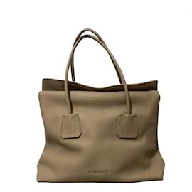 Borsa tote Baynard Burberry beige in pelle