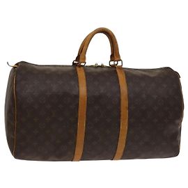 LOUIS VUITTON Monogram Keepall 50 Borsa Boston M41426 LV Auth 116929