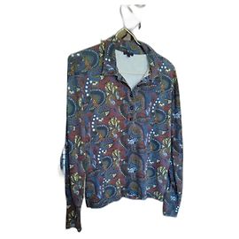 Camicia viola azteca Bensimon M/38