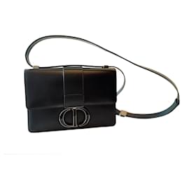 Borsa a spalla Christian Dior Montaigne 30 Nera in Pelle