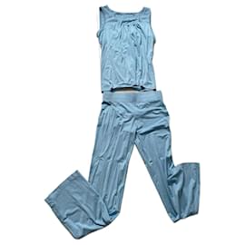 Mono sin mangas Chanel Azul claro Talla 36