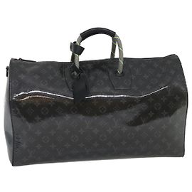 LOUIS VUITTON Eclipse Glaze Keepall Bandouliere 50 Bolsa Boston M43901 Auth 29548S