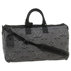 LOUIS VUITTON KeepallBandouliere 50 BostonBag Reversibile 2054 M44939 Auth 29550S