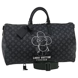 LOUIS VUITTON Monogram Eclipse Vivienne Keepall 50 Borsa Boston M43683 Auth 34733S - Louis Vuitton