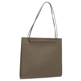 LOUIS VUITTON Borsa a Spalla Epi Santropen Grigio Lilla M5246B LV Auth 117338