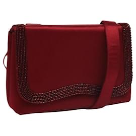 Borsa a Spalla CHANEL Seta Rossa CC Auth bs24300