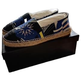 Espadrillas Chanel La Pausa Blu in Tela Taglia 40