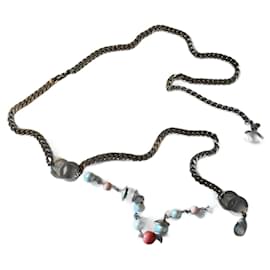 Chanel Kettengürtel mit Muschel und Logo
