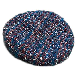 Berretto Maison Michel in Tweed Blu Taglia S