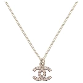 Collana in strass argento Chanel Coco Mark