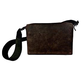 Borsa a tracolla in suede e nylon autentica Gucci Tom Ford rara