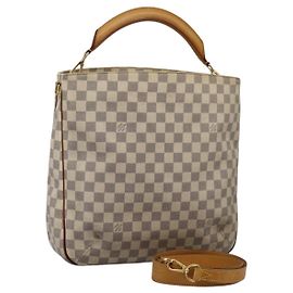LOUIS VUITTON Borsa a Spalla Damier Azur Sophie 2way N41216 LV Auth MY482