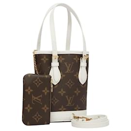 LOUIS VUITTON Borsa a Spalla Nano Bucket Monogram M81489 LV Auth 117144SM - Louis Vuitton
