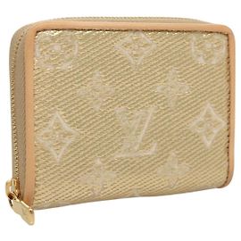Monedero Zippy de jacquard laminado Monogram LOUIS VUITTON M82483 Auth 116266SM