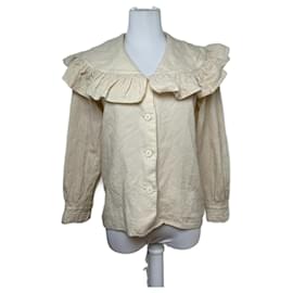 Vintage Yves Saint Laurent Wollpullover beige