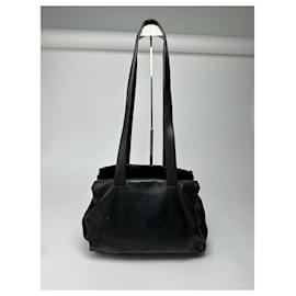 Borsa in pelle vintage Prada nera