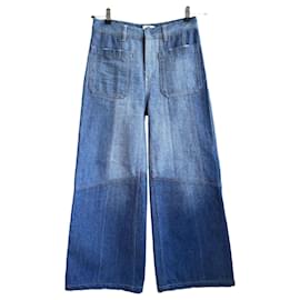 Jeans bootcut Christian Dior azul de algodón