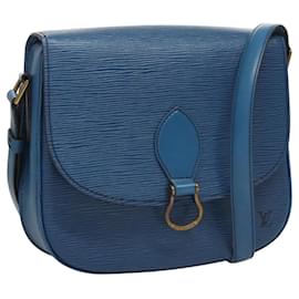 LOUIS VUITTON Borsa a Spalla Epi Saint Cloud GM Blu Toledo M52195 LV Auth BA1445