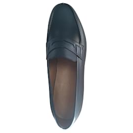 Mocassini J.M. WESTON in pelle blu navy taglia 43