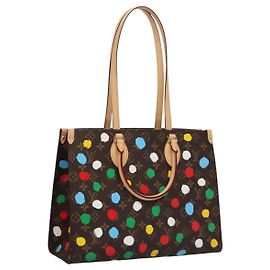 LOUIS VUITTON Monogramm Gemalte Punkte Auf der Go MM Tasche M46379 LV Auth BA1048SM