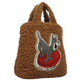GUCCI Jetsons Collaboration Handtasche aus braunem Wolle 752175 Auth yk17895