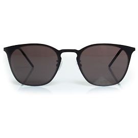 Occhiali da sole in metallo slim SL28 di Saint Laurent in nero