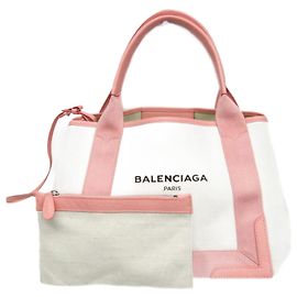 Borsa a mano Balenciaga Navy Cabas S