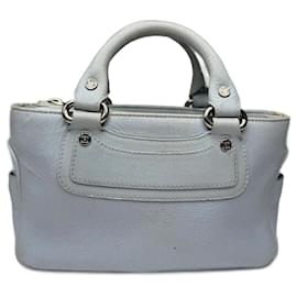 Céline Borsa mini in pelle blu baby vintage di Celine