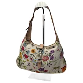 Borsa floreale Gucci Jackie 1961 multicolore