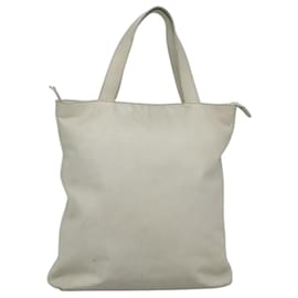 CHANEL COCO Borsa Tote in Pelle Bianca CC Auth bs24229