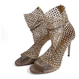 Rene Caovilla Sandali in pelle Galaxia 10.5 39 Metallici