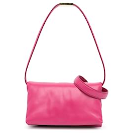 Marni Rosa Pequeño Bolso de Cuero Prisma