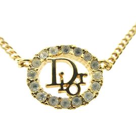 Collana ovale in oro Christian Dior