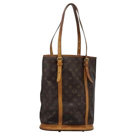 LOUIS VUITTON Monogram Bucket GM Schultertasche M42236 LV Auth ar13370