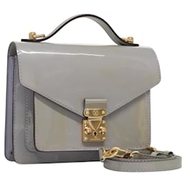LOUIS VUITTON Vernis Monceau BB Handtasche 2way Lila M90112 LV Auth 120203