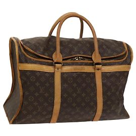 LOUIS VUITTON Monogram Sac Chasseur 55 Boston Bag M41922 LV Auth EC073