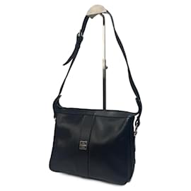 Borsa in pelle nera vintage Givenchy 4G