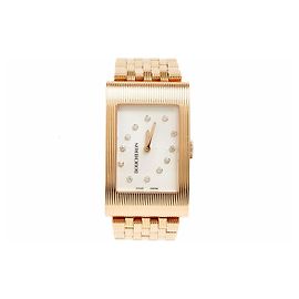 Orologio Boucheron Reflets Grande Modello Quarzo Diamanti Oro Giallo