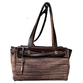 Hermès Herbag Cabas in pelle Vibrato e tela
