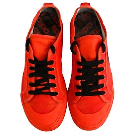 Baskets en toile Adidas x Raf Simons Spirit rouges taille 37,5