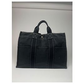 Borsa shopper vintage Hermès nera