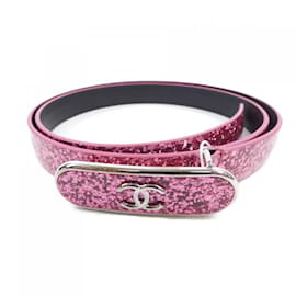Cintura standard in PVC rosa Chanel