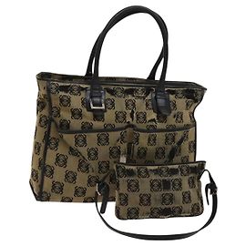 LOEWE Anagramm Tasche Canvas 2Set Marine Auth bs24508